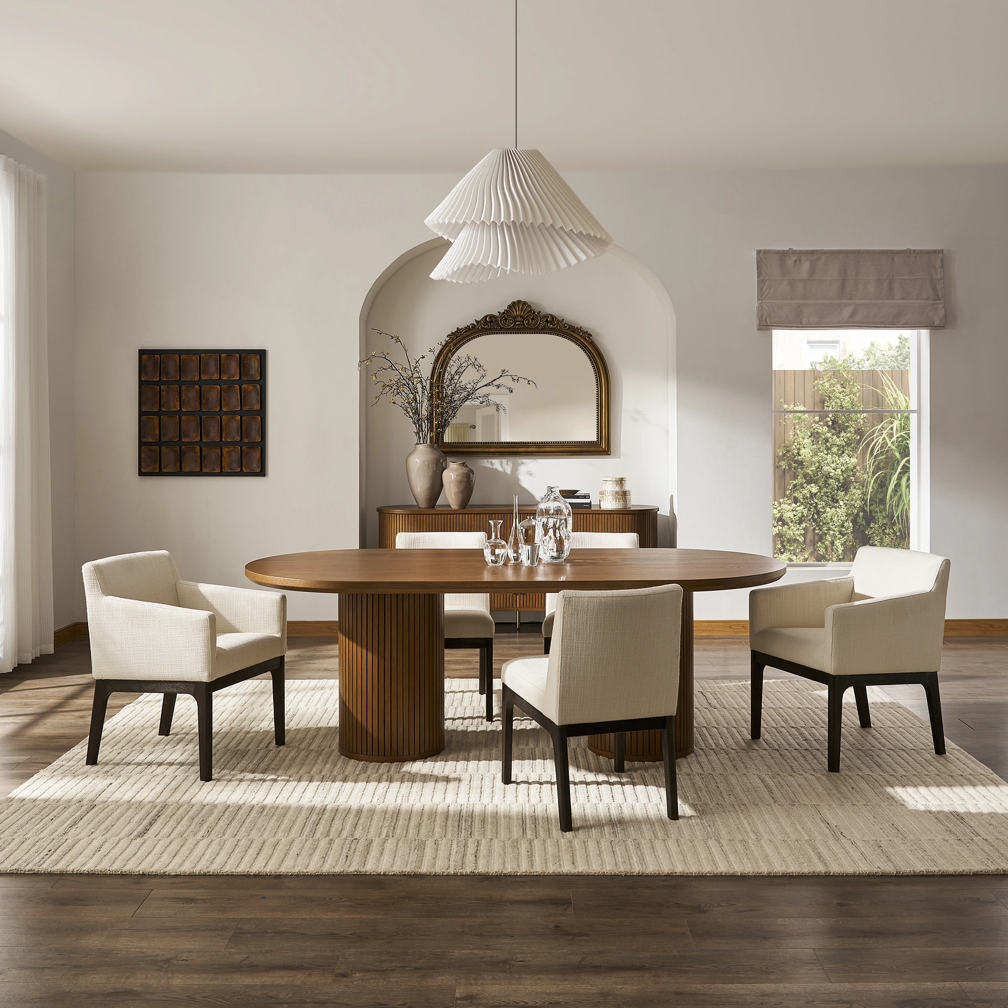 Harper Dining Table 220cm Chestnut Campaign Square Set 1 1725265284 Harper Dining Table 220cm Chestnut Campaign Square Set 1 1725265284