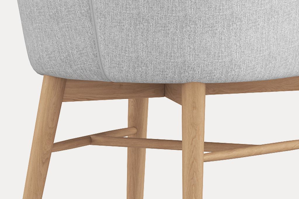 Sia Dining Armchair Unique wood grains will vary for each piece